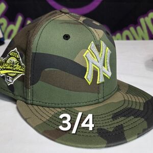 New Era 7 3/4 - Woodland Camo New York Yankees